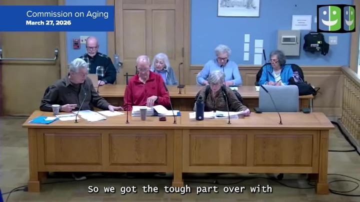Thumbnail image for Commission on Aging 3/27/26 Meeting