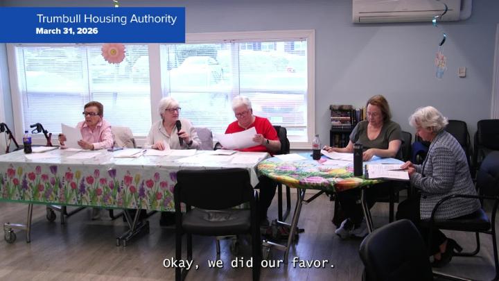 Thumbnail image for Trumbull Housing Authority 3/31/26 Meeting