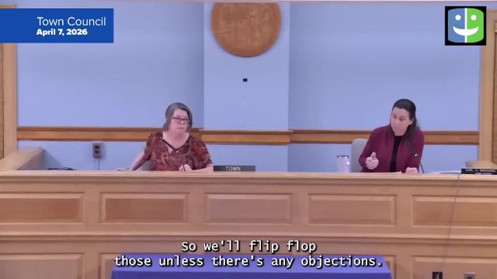 Thumbnail image for Town Council 4/7/26 Meeting