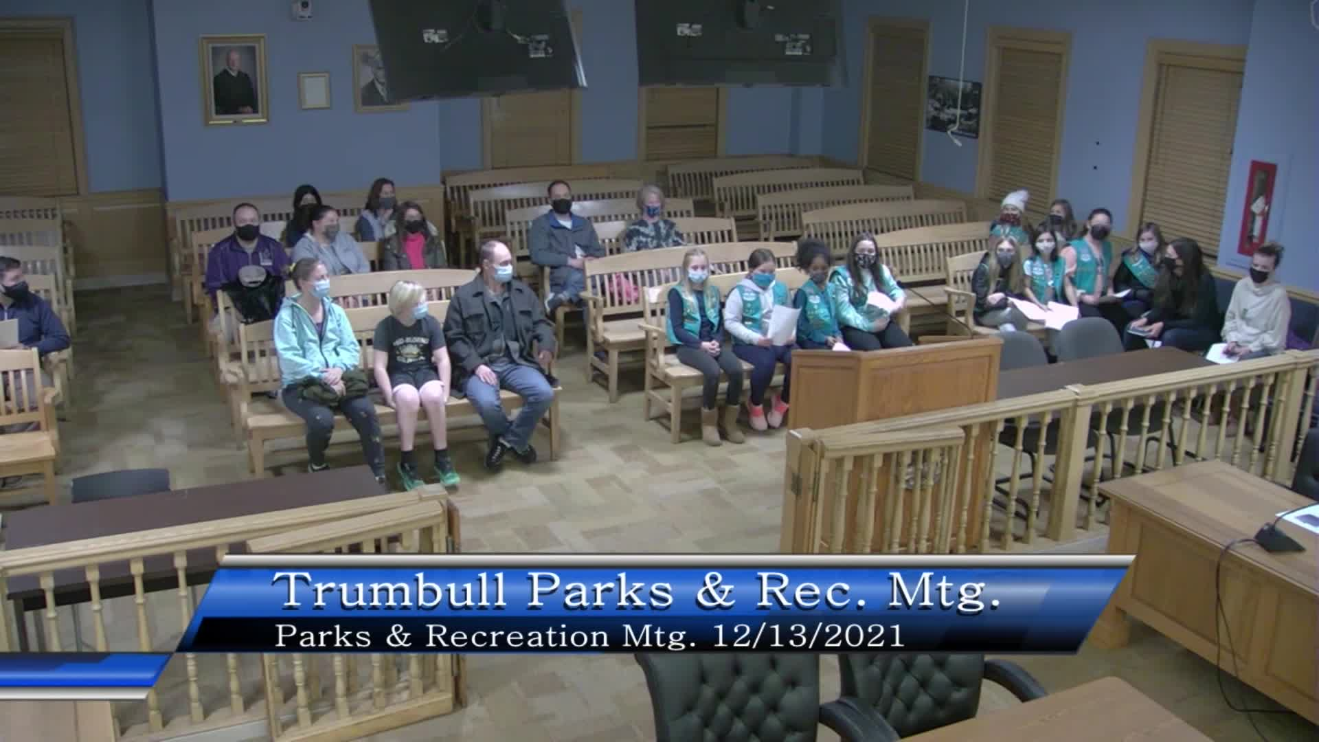 Thumbnail image for Parks & Recreation 12/13/21 Meeting