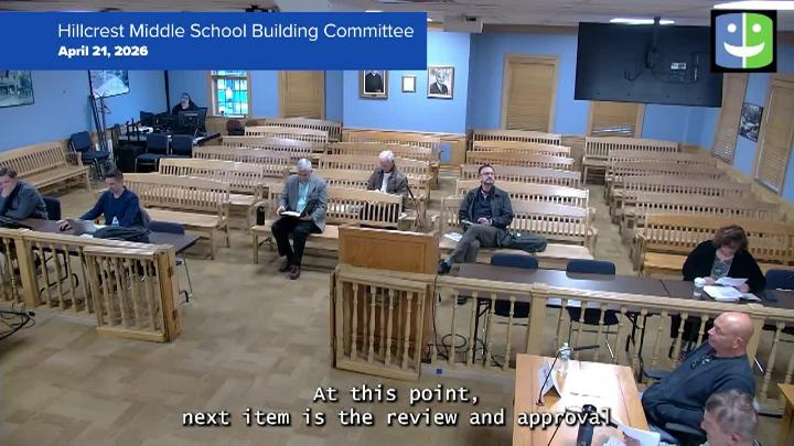 Thumbnail image for Hillcrest Middle School Building Committee 4/21/26 Meeting