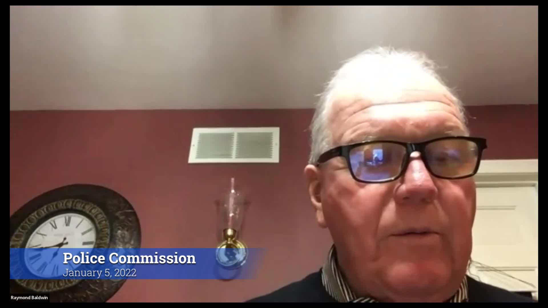 Thumbnail image for Police Commission 1/5/22 Meeting