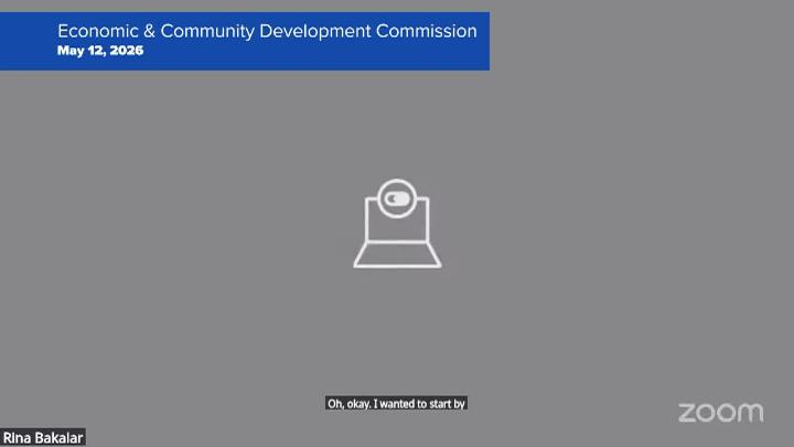 Thumbnail image for Economic & Community Development Commission 5/12/26 Meeting