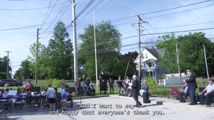Thumbnail image for Long Hill Green Landmark Flagpole Dedication Ceremony