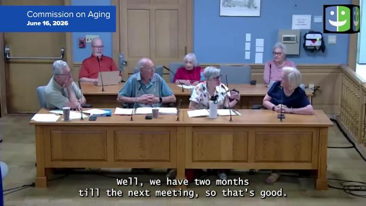 Thumbnail image for Commission on Aging 6/26/26 Meeting