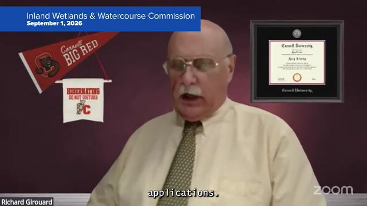 Thumbnail image for Inland Wetlands & Watercourses Commission 9/1/26 Meeting