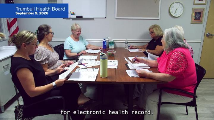 Thumbnail image for Trumbull Health Board 9/9/26 Meeting