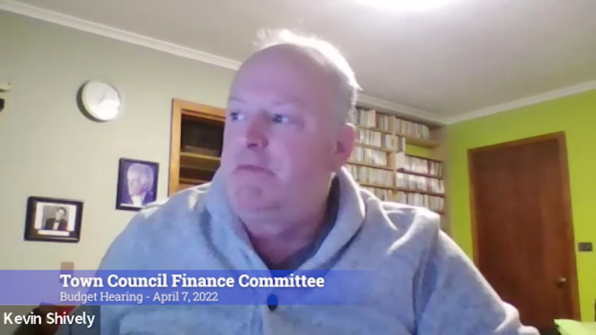 Thumbnail image for Town Council Finance Committee 4/7/22 Budget Hearing