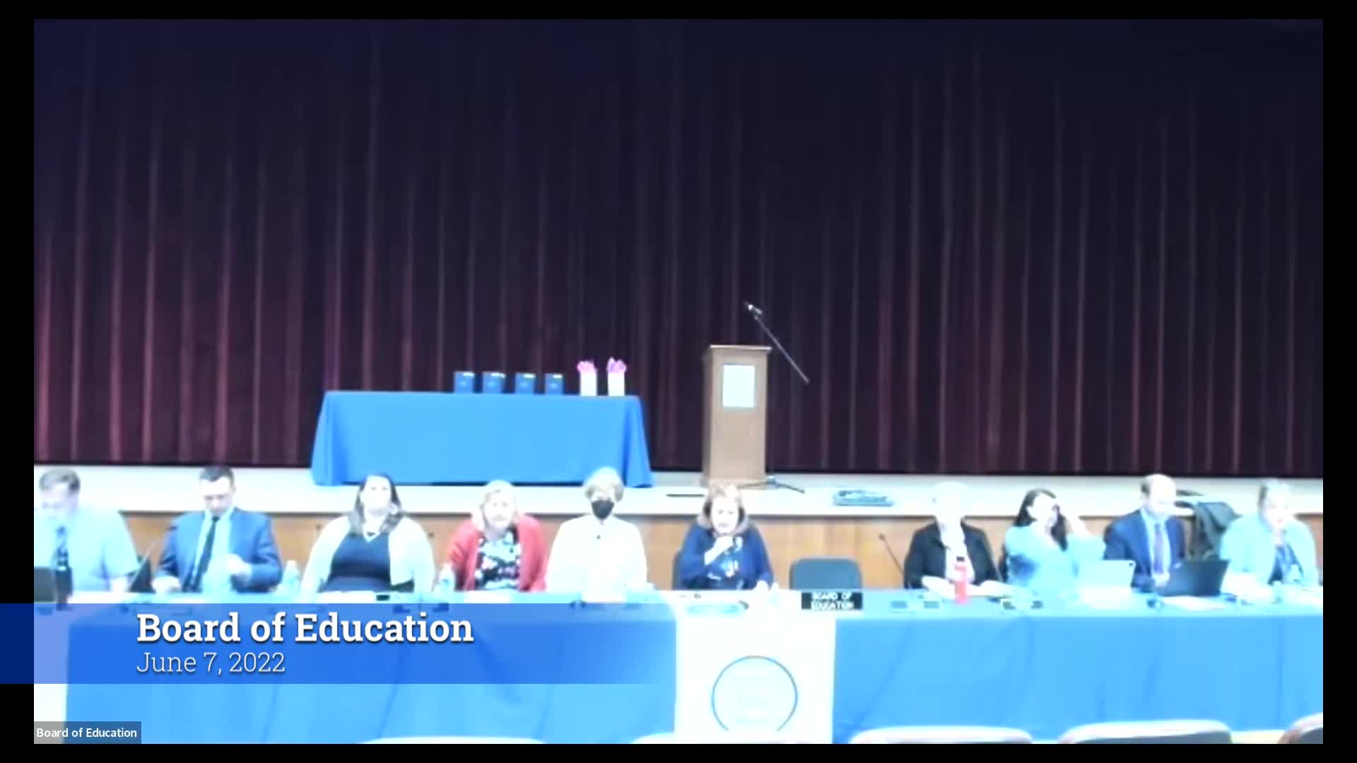 Thumbnail image for Board of Education 6/7/22 Meeting