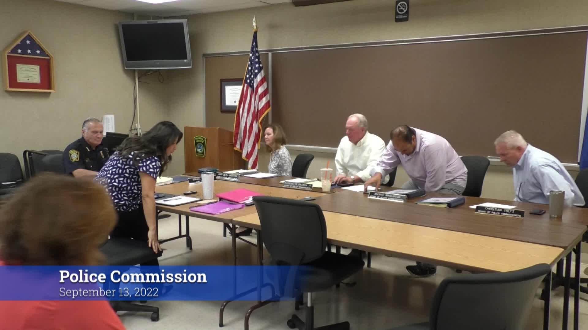 Thumbnail image for Police Commission 9/13/22 Meeting