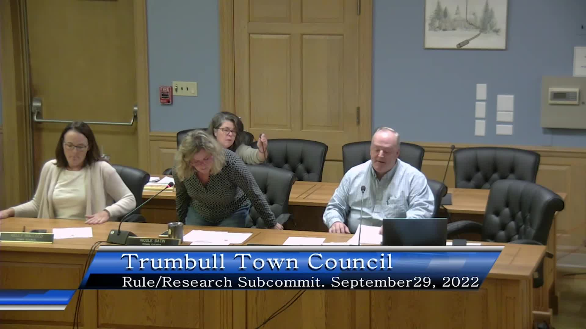 Thumbnail image for Town Council Rules & Research 9/29/22 Meeting
