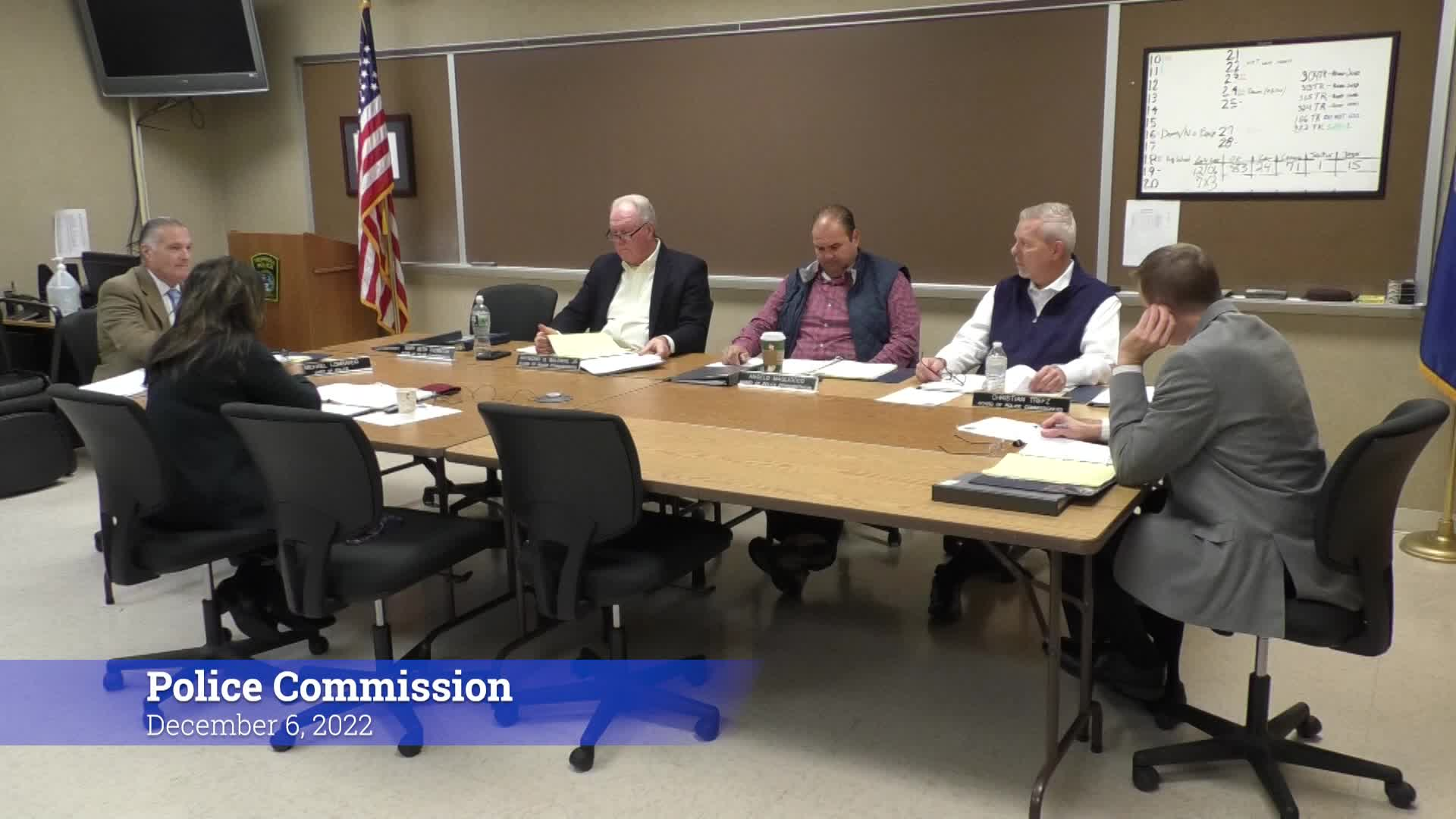 Thumbnail image for Police Commission 12/06/22 Special Meeting