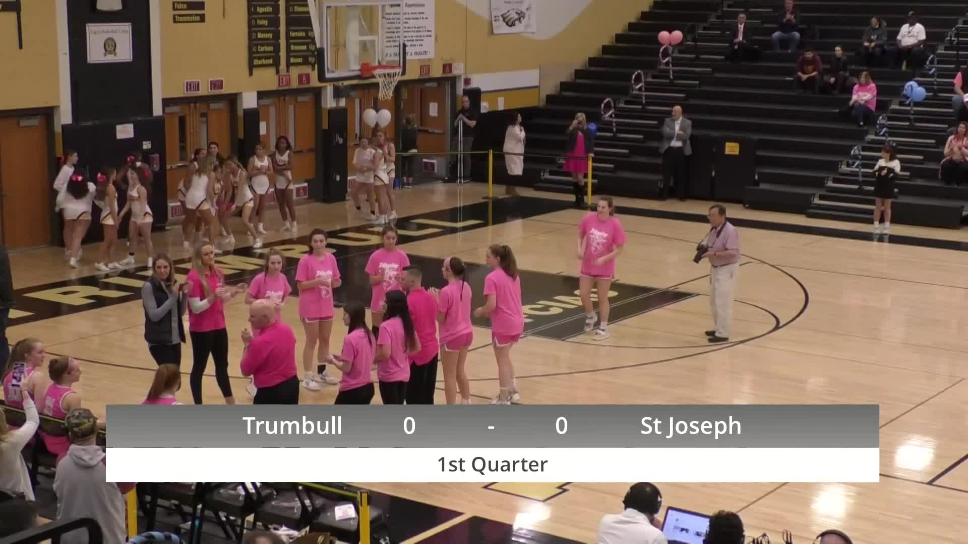 Thumbnail image for Girls Varsity Basketball: Trumbull vs. St. Joseph