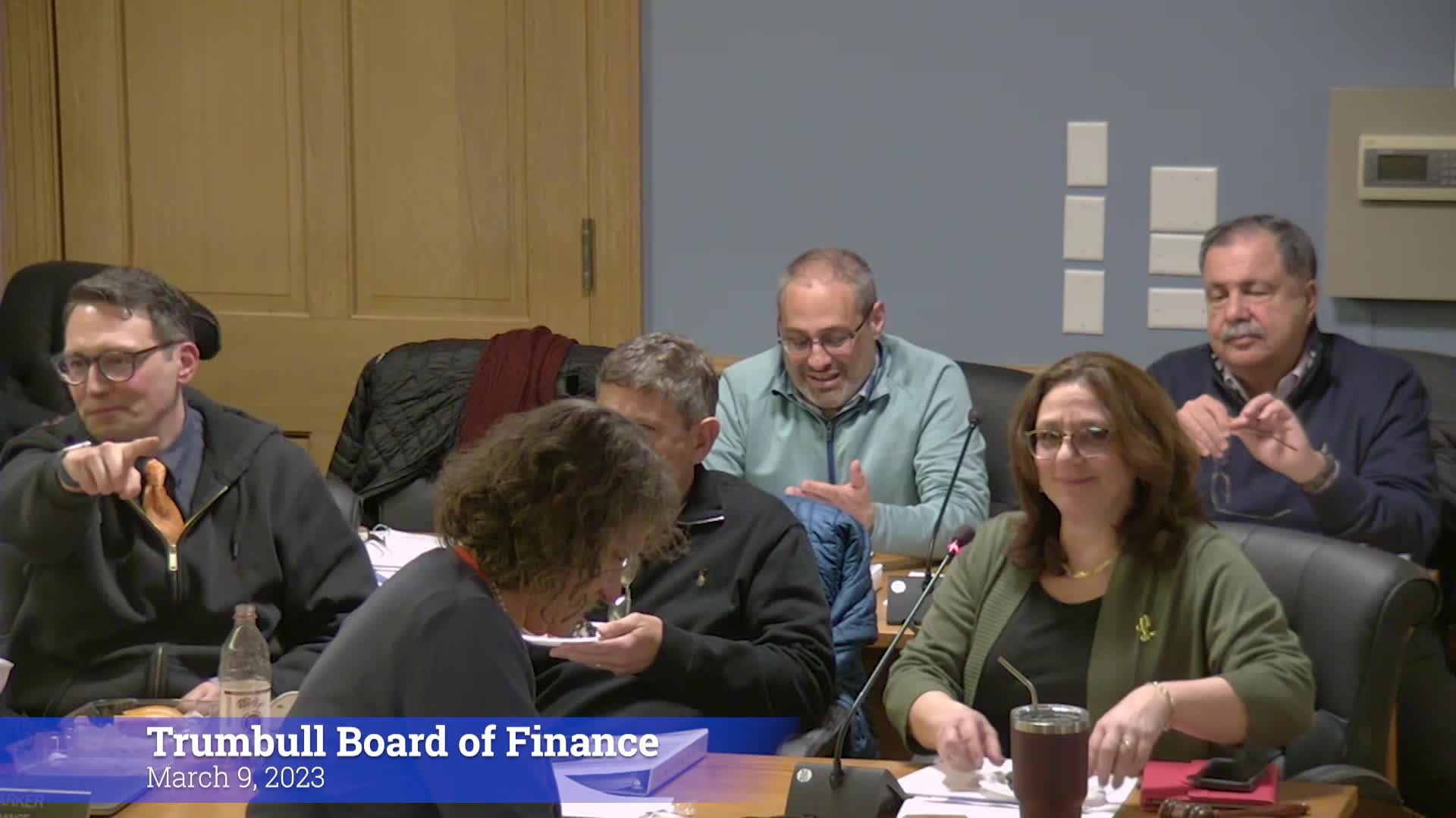 Thumbnail image for Board of Finance 3/9/23 Meeting