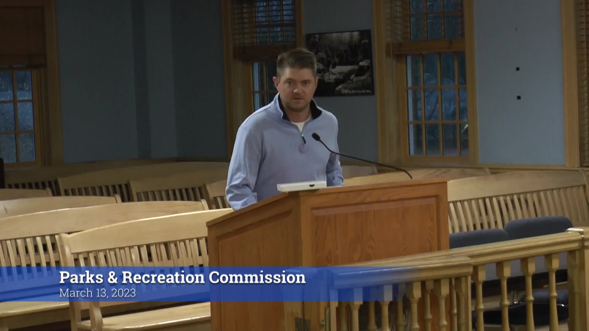 Thumbnail image for Parks & Recreation Commission 3/13/23 Meeting