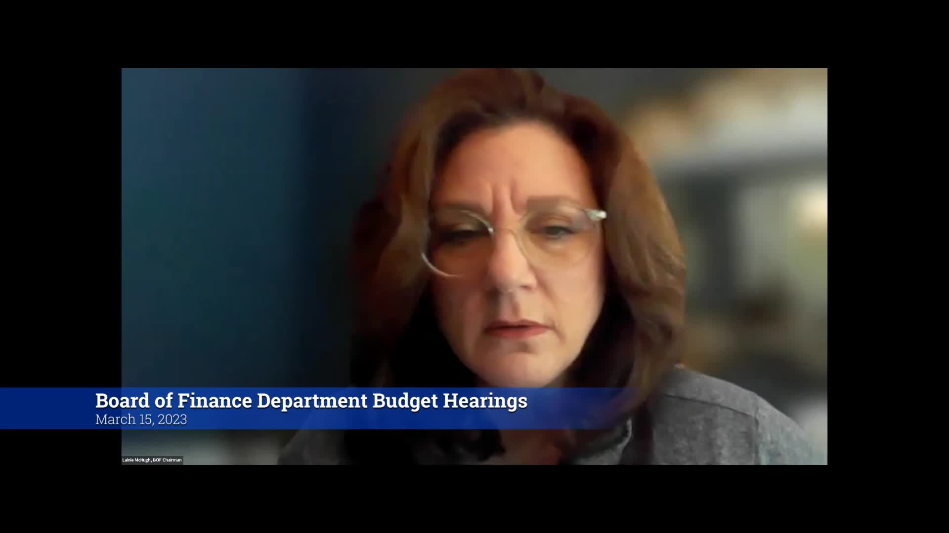 Thumbnail image for Board of Finance 3/15/23 Budget Hearings: Public Safety: Emergency Management, Animal Control, Police, Technology