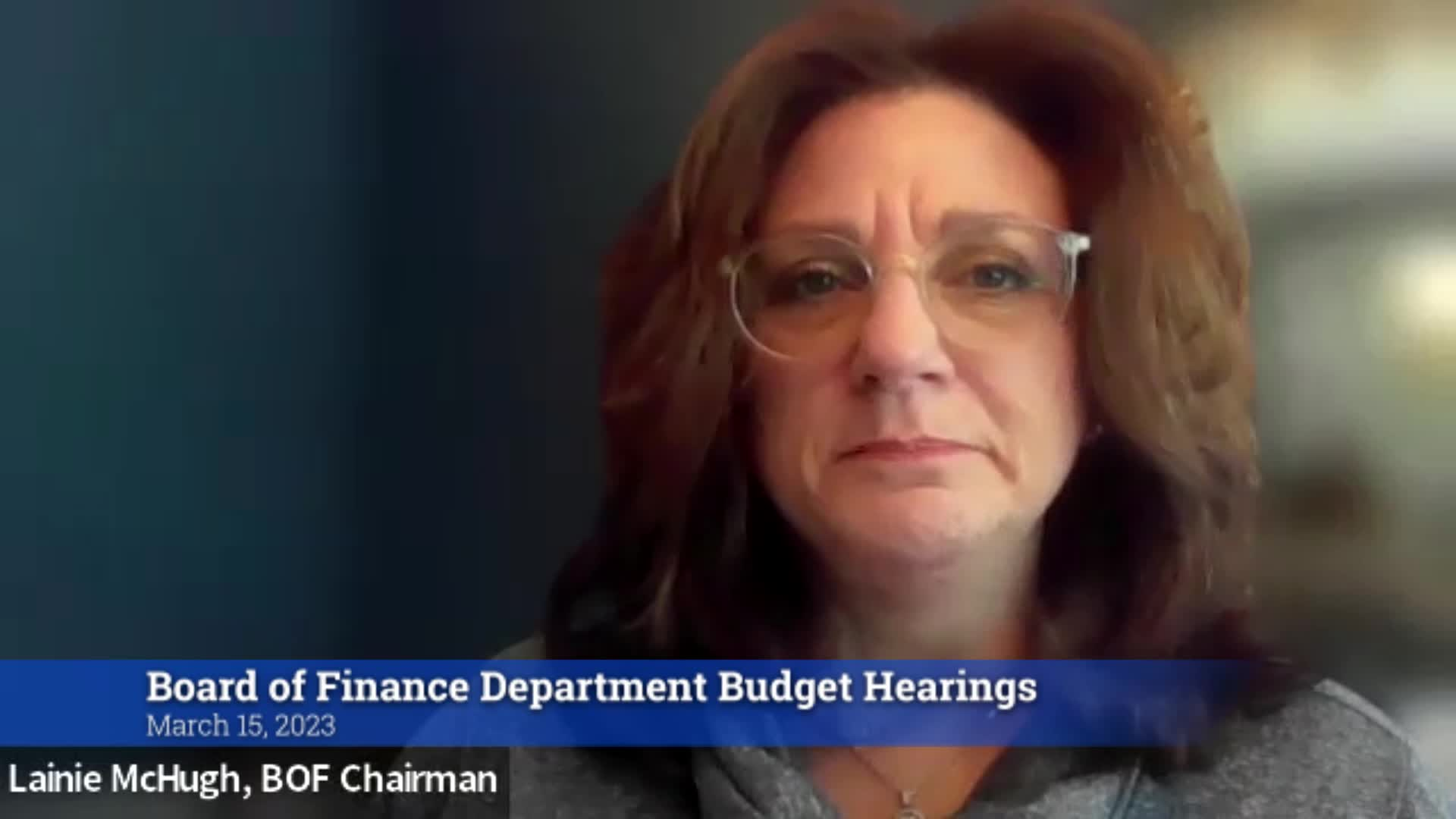 Thumbnail image for Board of Finance 3/15/23 Budget Hearings: P&Z, Econ Dev, Social Svcs, Sr Cit Svcs, Counseling Ctr, Town Clerk, Public Health, Treas, Town Attys, Library, Town Cncl, Ethics Comm, Transit Dist, Finance, Town Hall, Board of Finance, Public Events