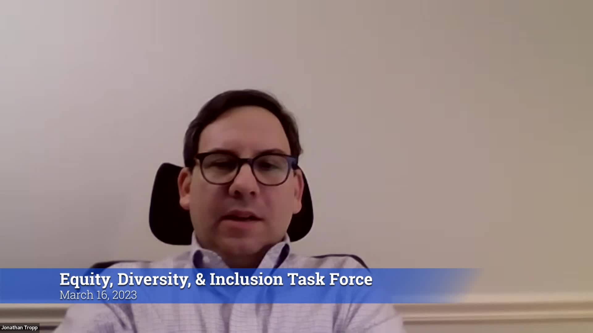 Thumbnail image for Equity, Diversity, & Inclusion Task Force 3/16/23 Meeting