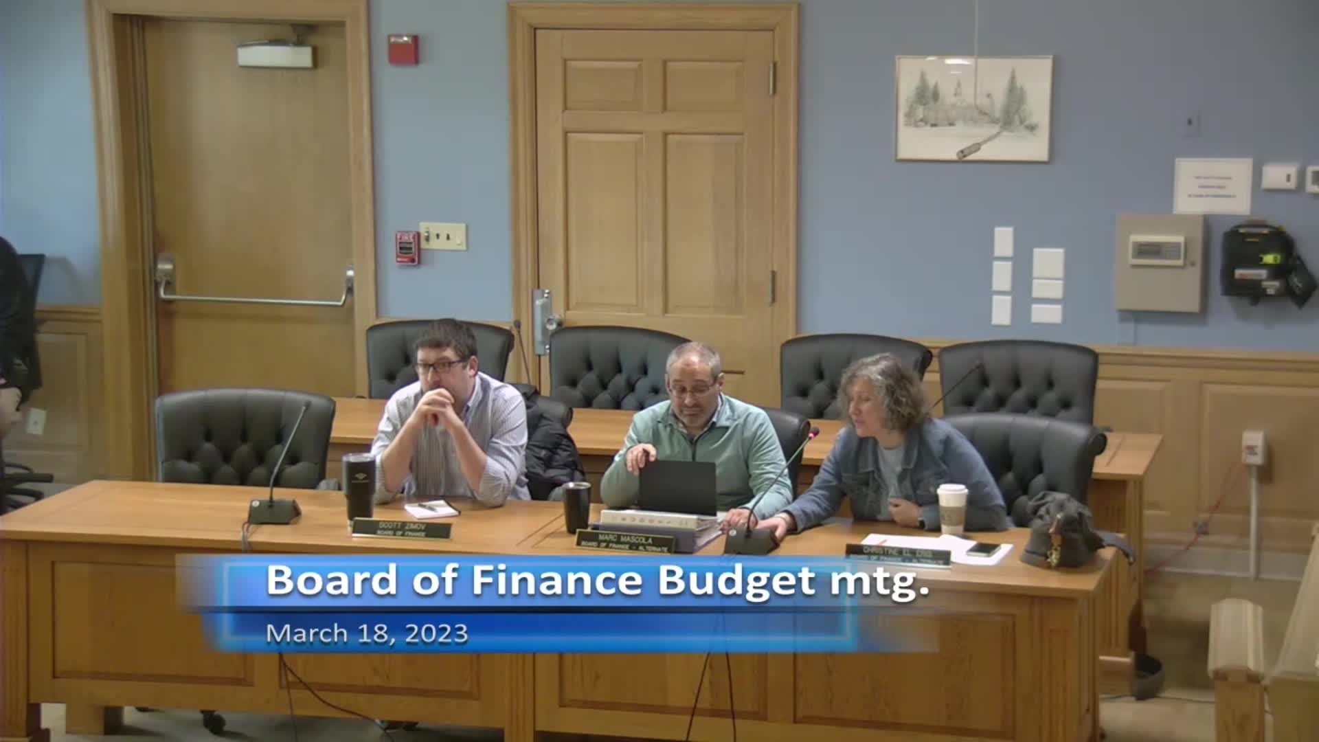 Thumbnail image for Board of Finance 3/18/23 Budget Public Hearing