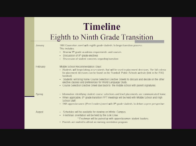 Thumbnail image for Trumbull High School 8th Grade Parent Information Session