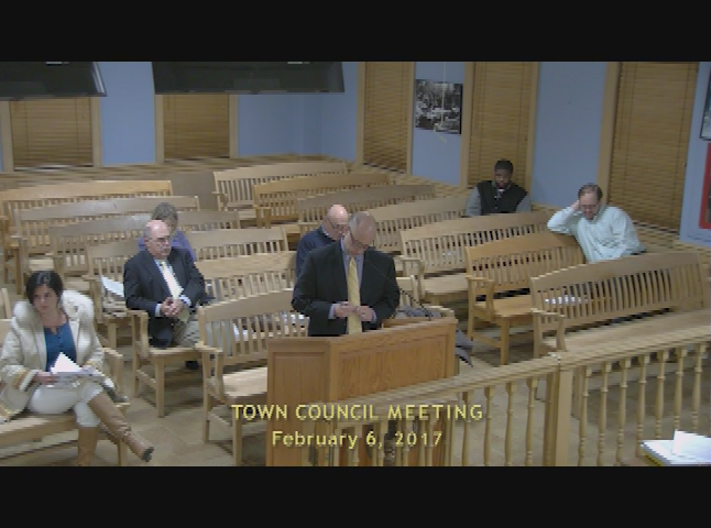 Thumbnail image for Town Council 2/6 Meeting