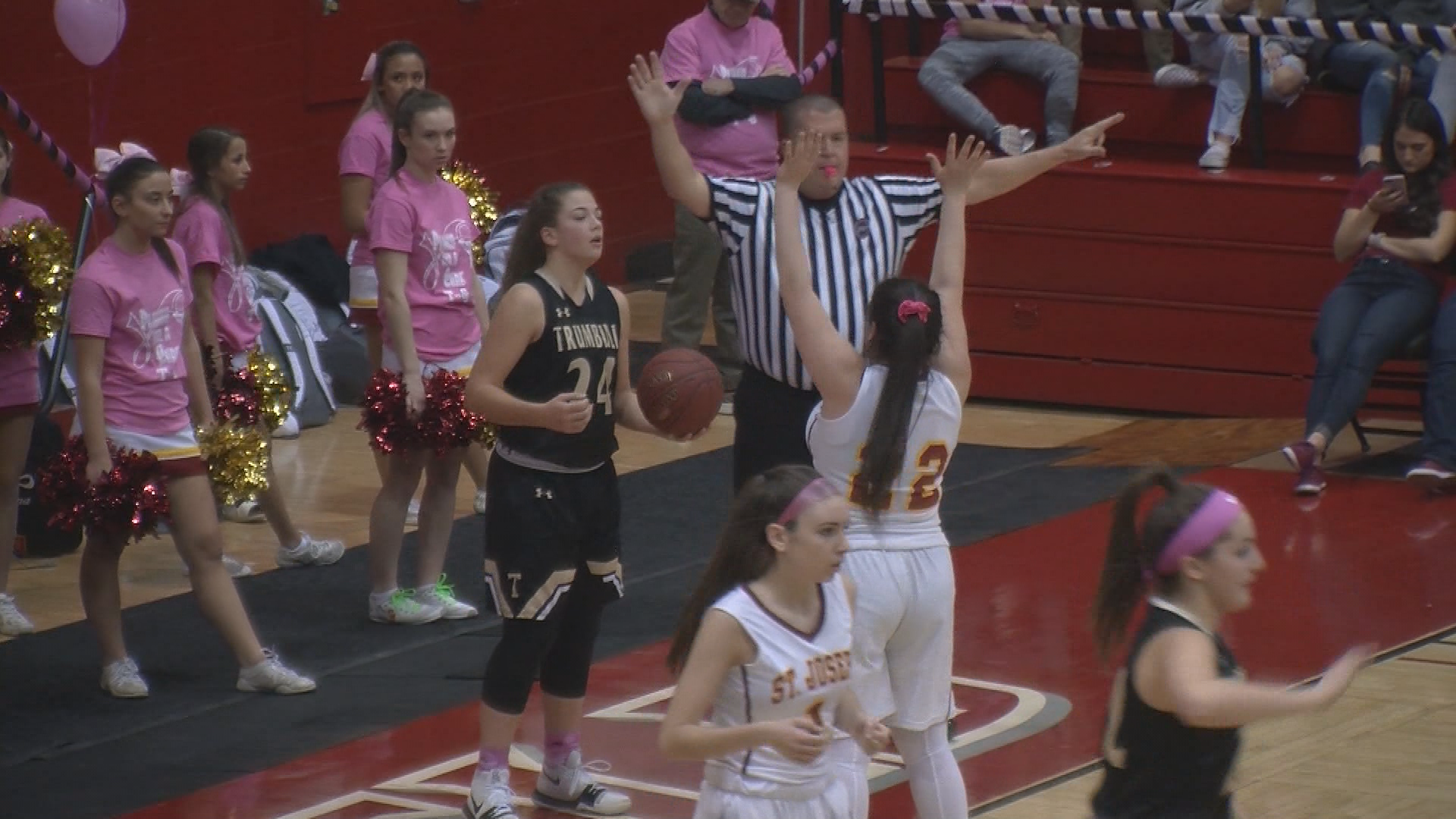 Thumbnail image for Girls Varsity Basketball:  Trumbull High vs. St. Joseph High