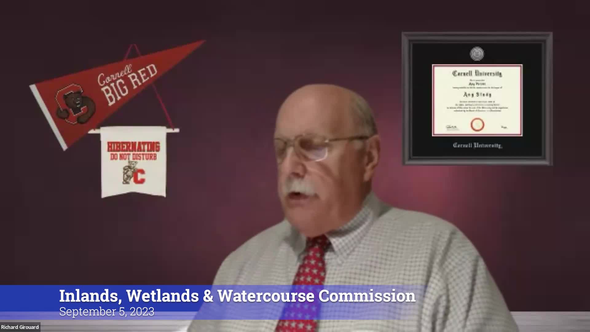 Thumbnail image for Inland Wetland & Watercourse Commission 9/5/23 Meeting
